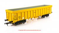 4F-045-018 Dapol IOA Ballast Open Wagon number 3170 5992 025-4 in Network Rail yellow livery